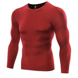 Mens Quick-Dry Compression Long Sleeve Shirt