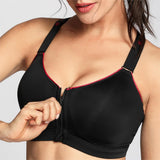WOMENS: Front-Zipper High-Impact Support Sports Bra | BAND: 32-40 | CUP: B, C, D, DD | FREE SHIPPING