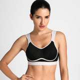 WOMENS: High-Impact Support, Wire Free, Bounce-Control Sports Bra | BAND: 32-44 | CUP: B, C, D, DD, E, F