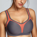 WOMENS: Underwire Firm Support Contour High-Impact Sports Bra | BAND: 32-40 | CUP: C, D, DD, E, F