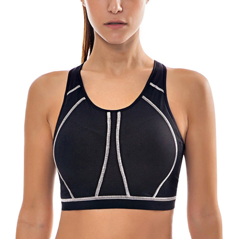 WOMENS: Medium Impact Full Coverage Wire Free Molded Cup Sports Bra